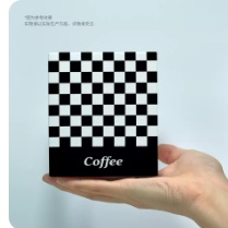 Racing Check Coffee Carton