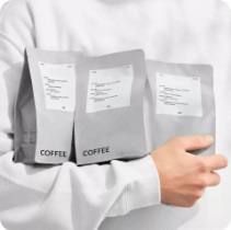 Silver Valve Coffee Bag