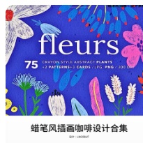 Fleurs Crayon Botanical Collection