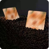 Orange Floral Coffee Pouch