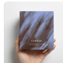 Dark Brushwork Coffee Carton
