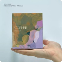 March Flowing Color Coffee Carton