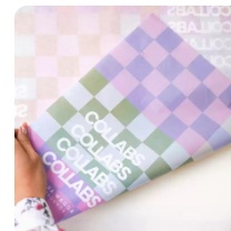 Custom Checkered Tissue Paper