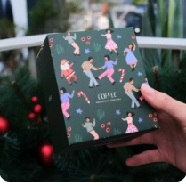 Holiday Celebration Coffee Carton