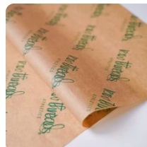 Custom Botanical Kraft Wrap