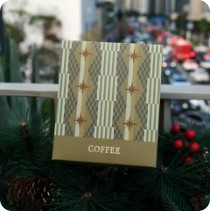 Holiday Geometry Coffee Carton