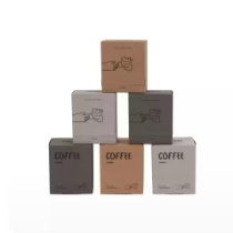 Custom Lock-Tab Coffee Carton · 8–10 Packs