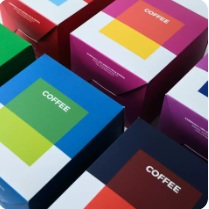 Mondriaan Color-Block Coffee Cartons