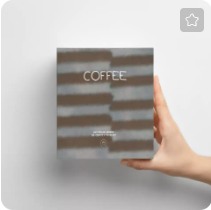 Leather Texture Coffee Carton