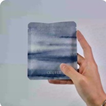 Blue Watercolor Coffee Pouches